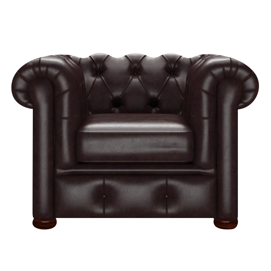 Conway Chesterfield Armchair Old English Smoke