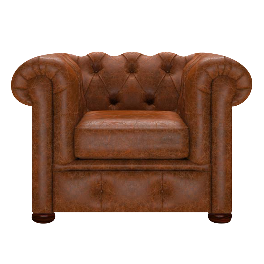 Conway Chesterfield Armchair Tudor Chestnut