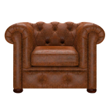 Conway Chesterfield Armchair Tudor Chestnut