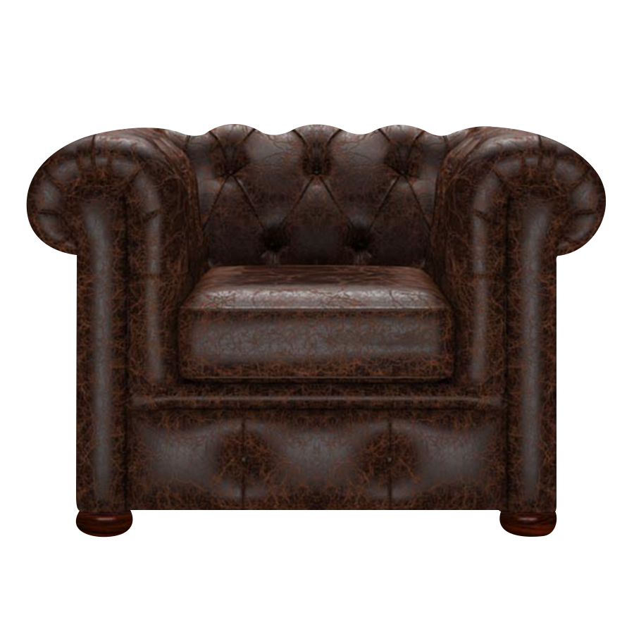 Conway Chesterfield Armchair Tudor Mahogany