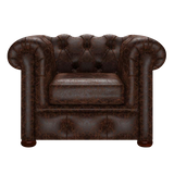 Conway Chesterfield Armchair Tudor Mahogany