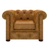 Conway Chesterfield Armchair Tudor Mustard