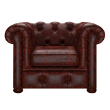 Conway Chesterfield Armchair Tudor Oxblood