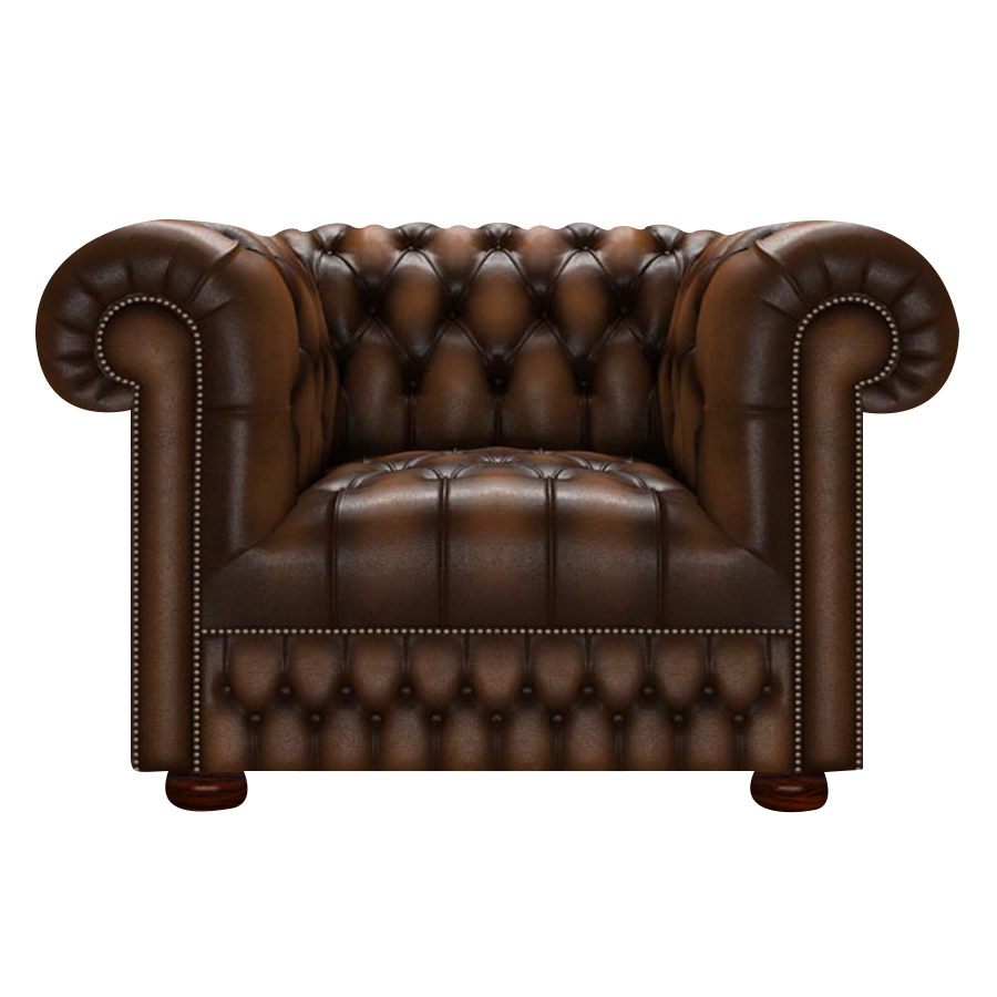 Cromwell Chesterfield Armchair Antique Autumn Tan