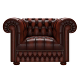 Cromwell Chesterfield Armchair Antique Chestnut