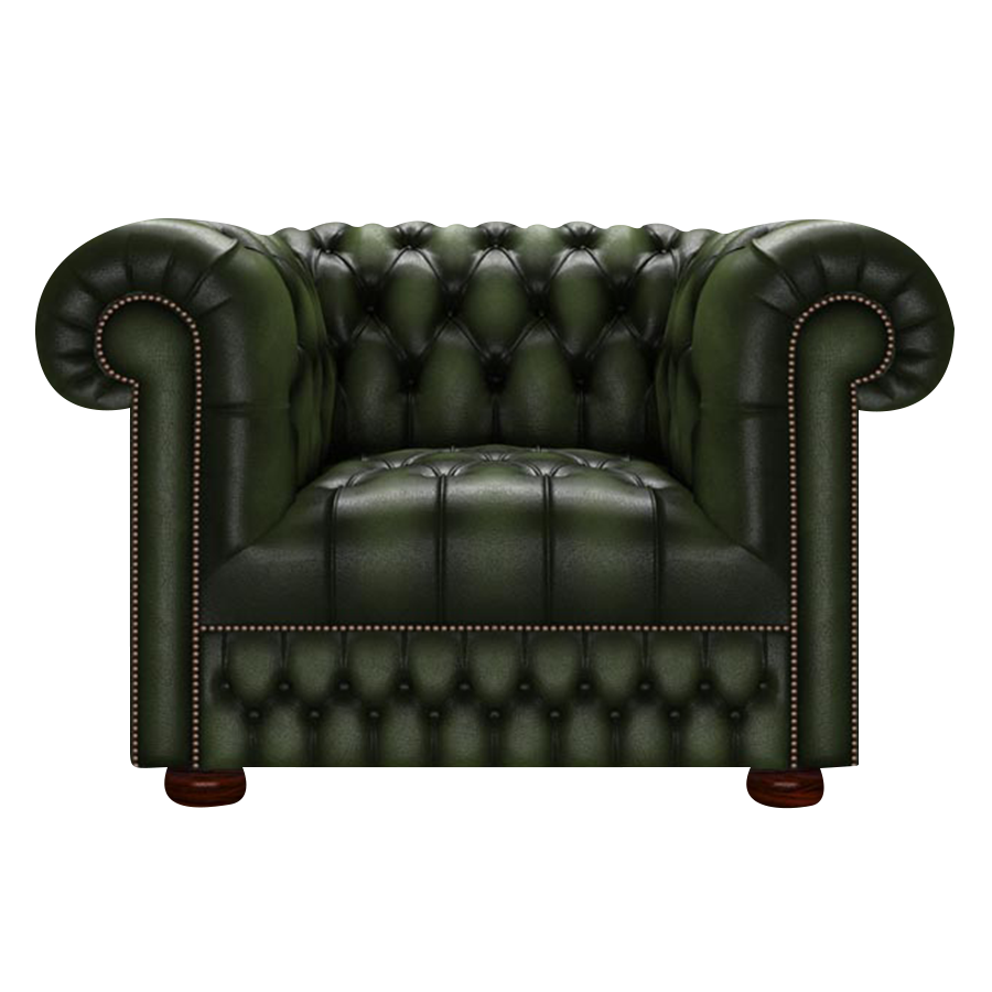 Cromwell Chesterfield Armchair Antique Green