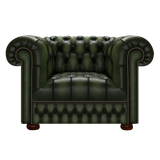 Cromwell Chesterfield Armchair Antique Green