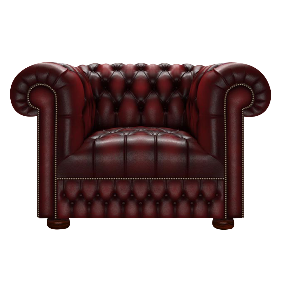Cromwell Chesterfield Armchair Antique Red