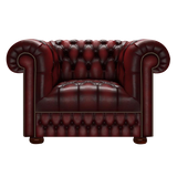 Cromwell Chesterfield Armchair Antique Red