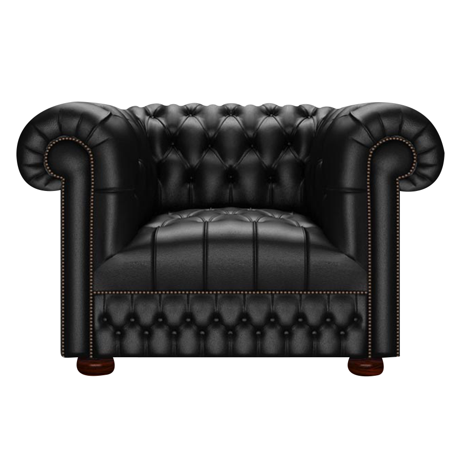 Cromwell Chesterfield Armchair Birch Black