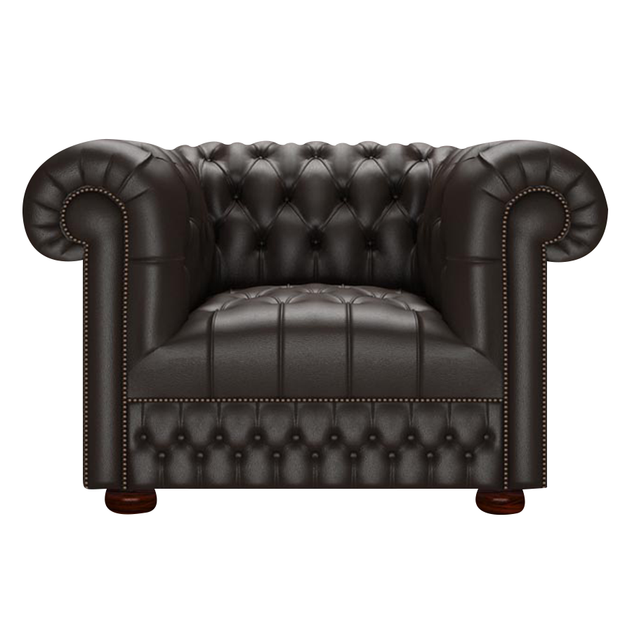 Cromwell Chesterfield Armchair Birch Brown