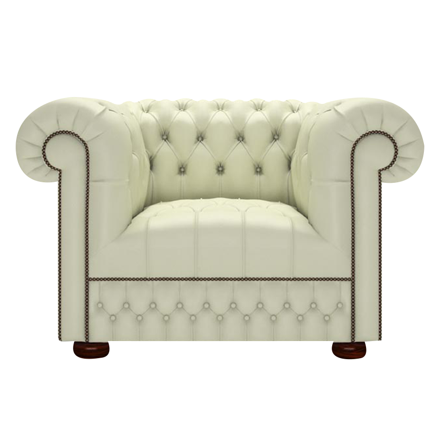 Cromwell Chesterfield Armchair Birch Cream
