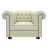 Cromwell Chesterfield Armchair Birch Cream