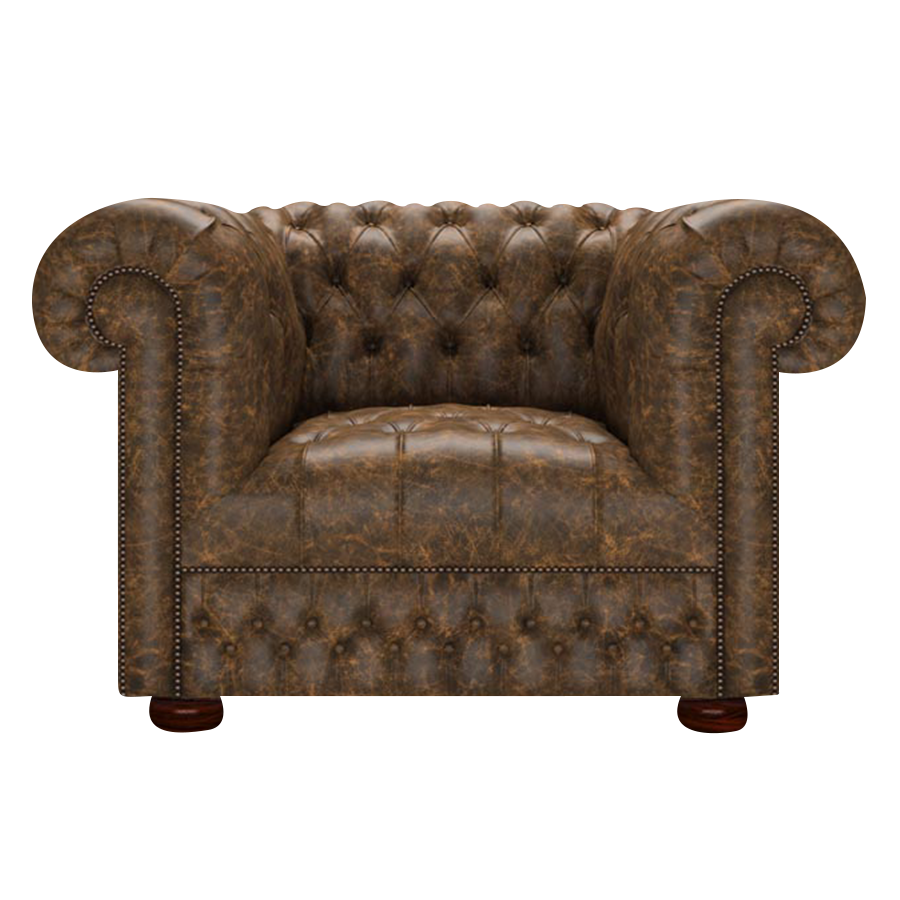 Cromwell Chesterfield Armchair Etna Brandy