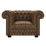Cromwell Chesterfield Armchair Etna Brandy
