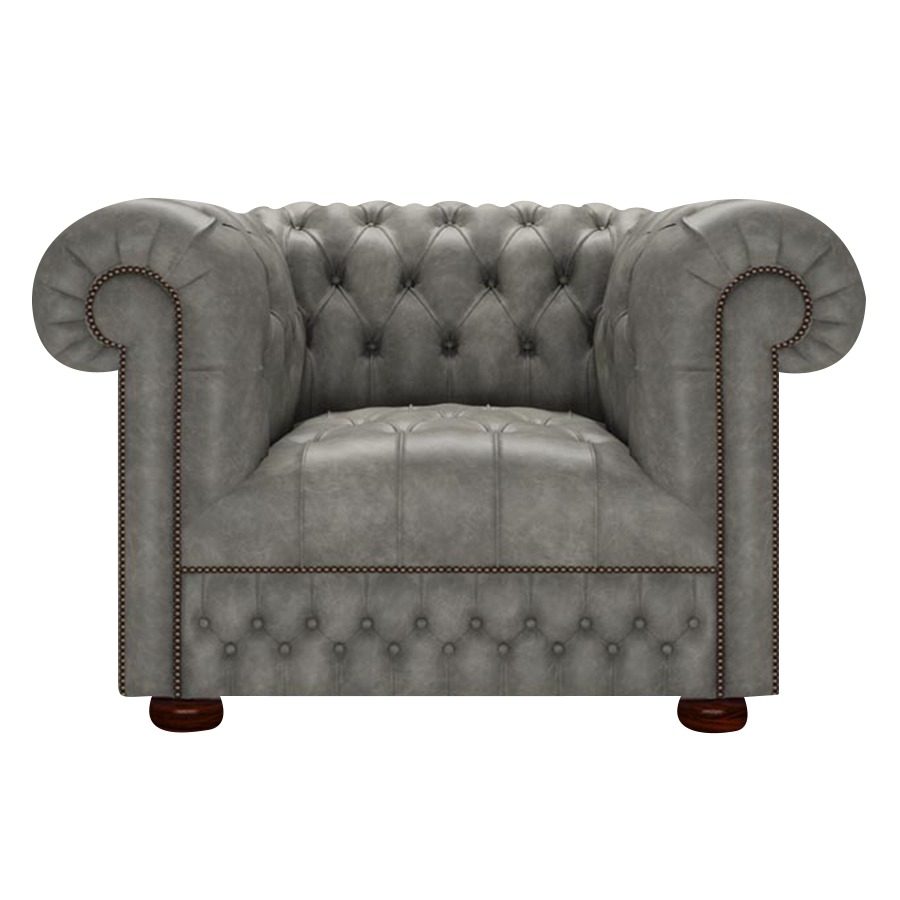 Cromwell Chesterfield Armchair Etna Grey
