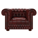 Cromwell Chesterfield Armchair Etna Red