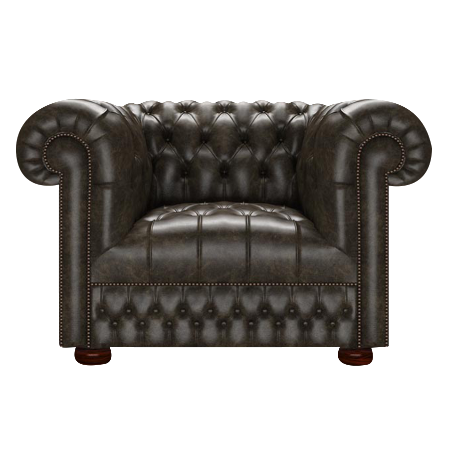 Cromwell Chesterfield Armchair Old English Alga