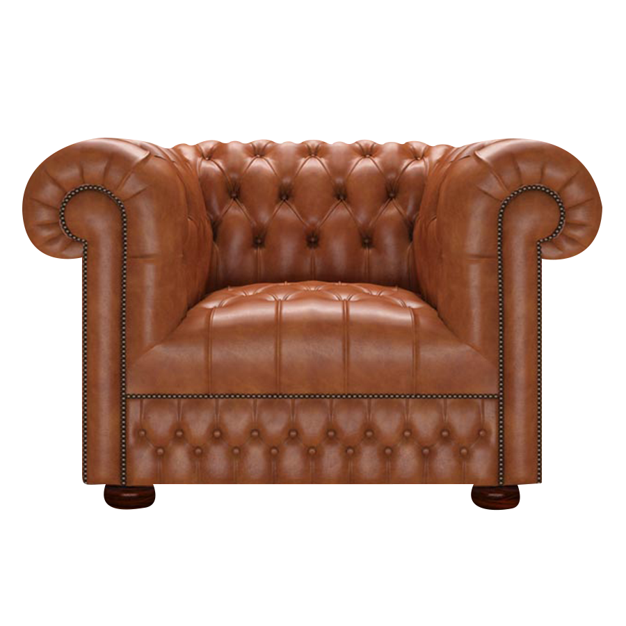 Cromwell Chesterfield Armchair Old English Bruciato