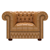 Cromwell Chesterfield Armchair Old English Buckskin