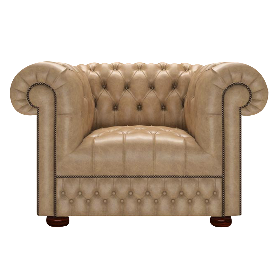 Cromwell Chesterfield Armchair Old English Parchment