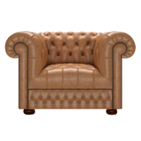 Cromwell Chesterfield Armchair Old English Tan