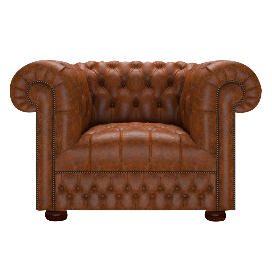 Cromwell Chesterfield Armchair Tudor Chestnut