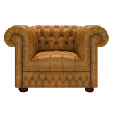 Cromwell Chesterfield Armchair Tudor Mustard