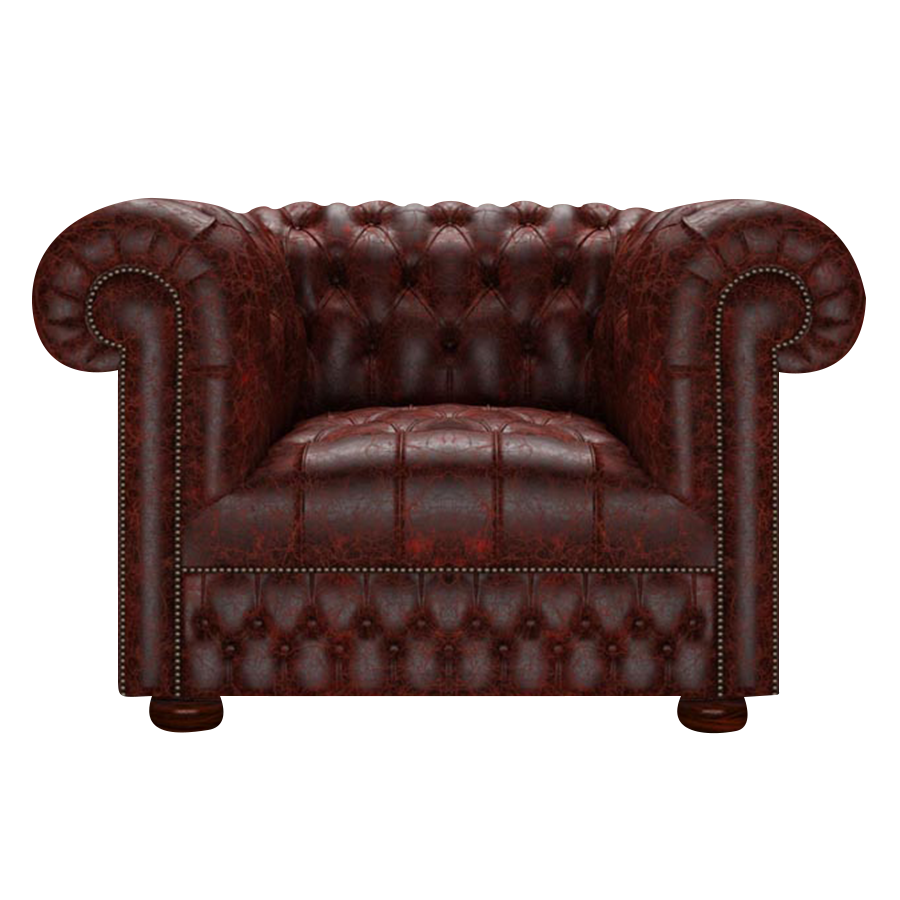 Cromwell Chesterfield Armchair Tudor Oxblood