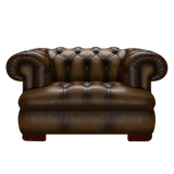 Drake Chesterfield Armchair Antique Gold
