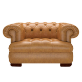 Drake Chesterfield Armchair Old English Buckskin