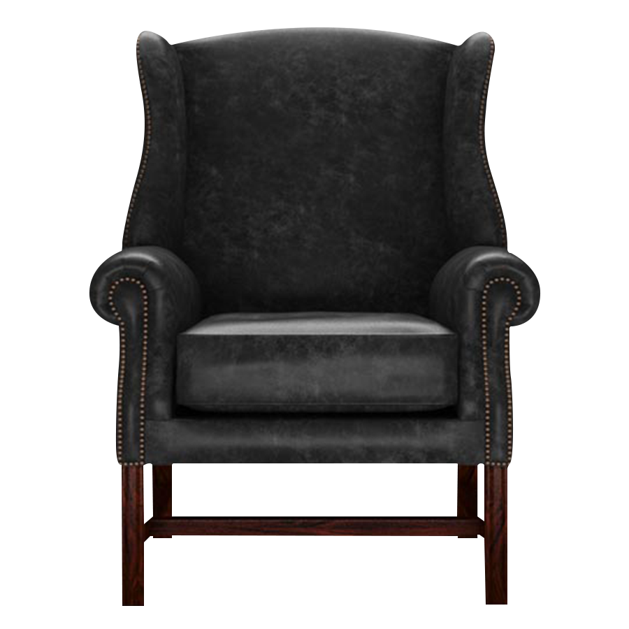 Drummond Chesterfield Armchair Etna Black