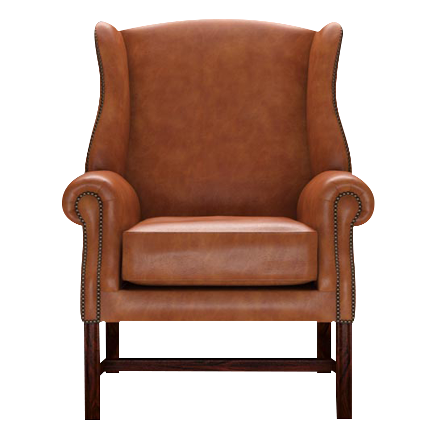 Drummond Chesterfield Armchair Old English Bruciato