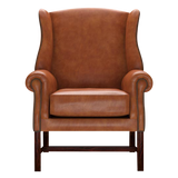 Drummond Chesterfield Armchair Old English Bruciato