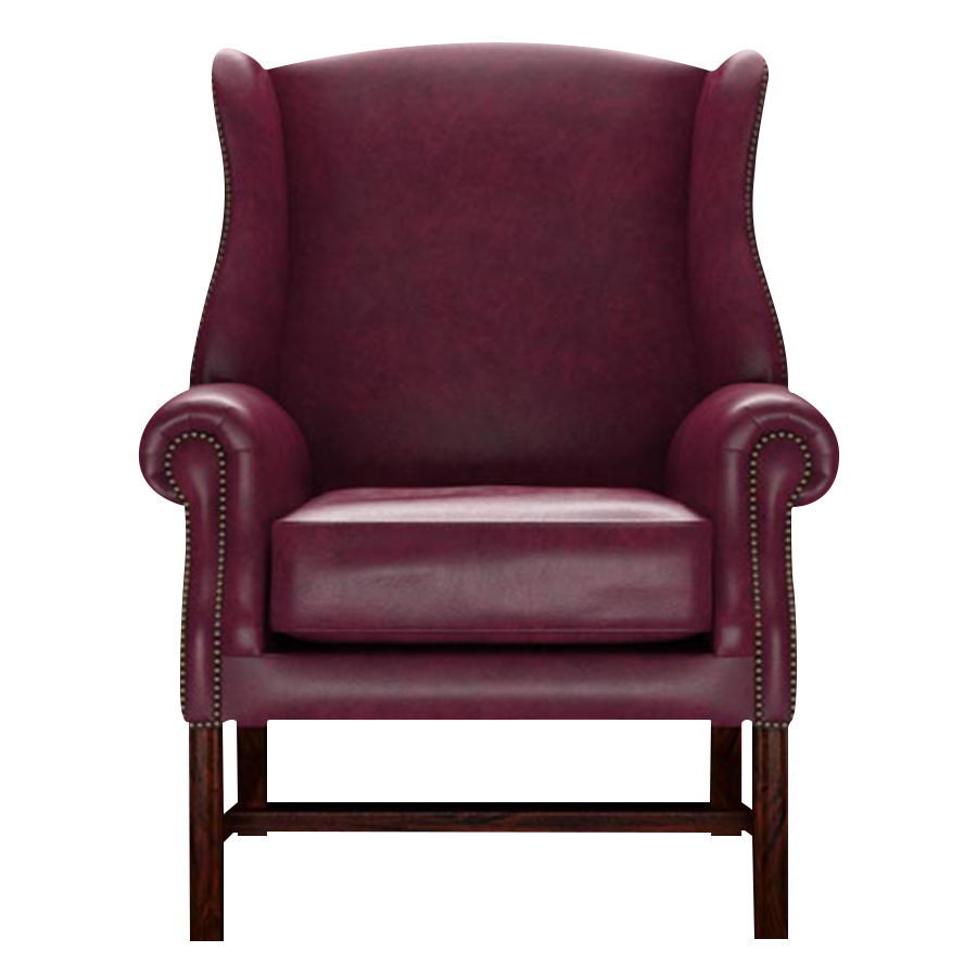 Drummond Chesterfield Armchair Old English Burgundy