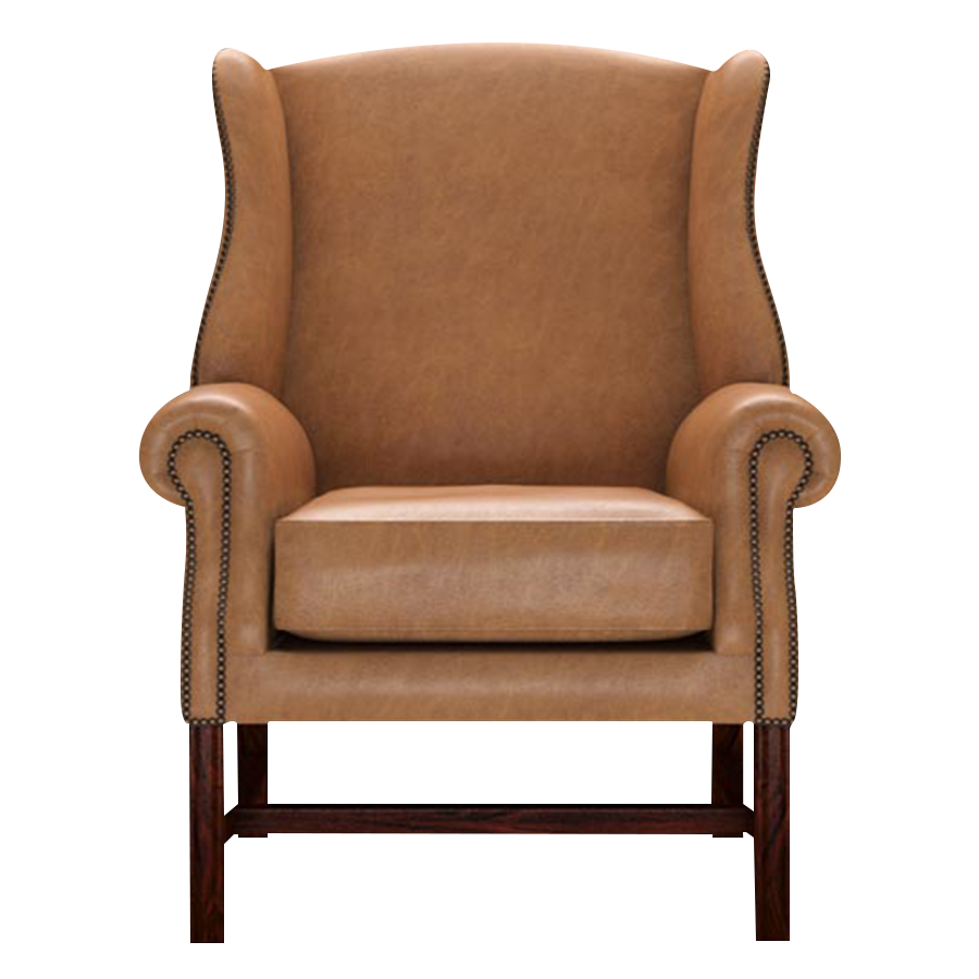 Drummond Chesterfield Armchair Old English Tan