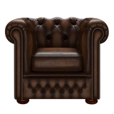 Fleming Chesterfield Armchair Antique Autumn Tan