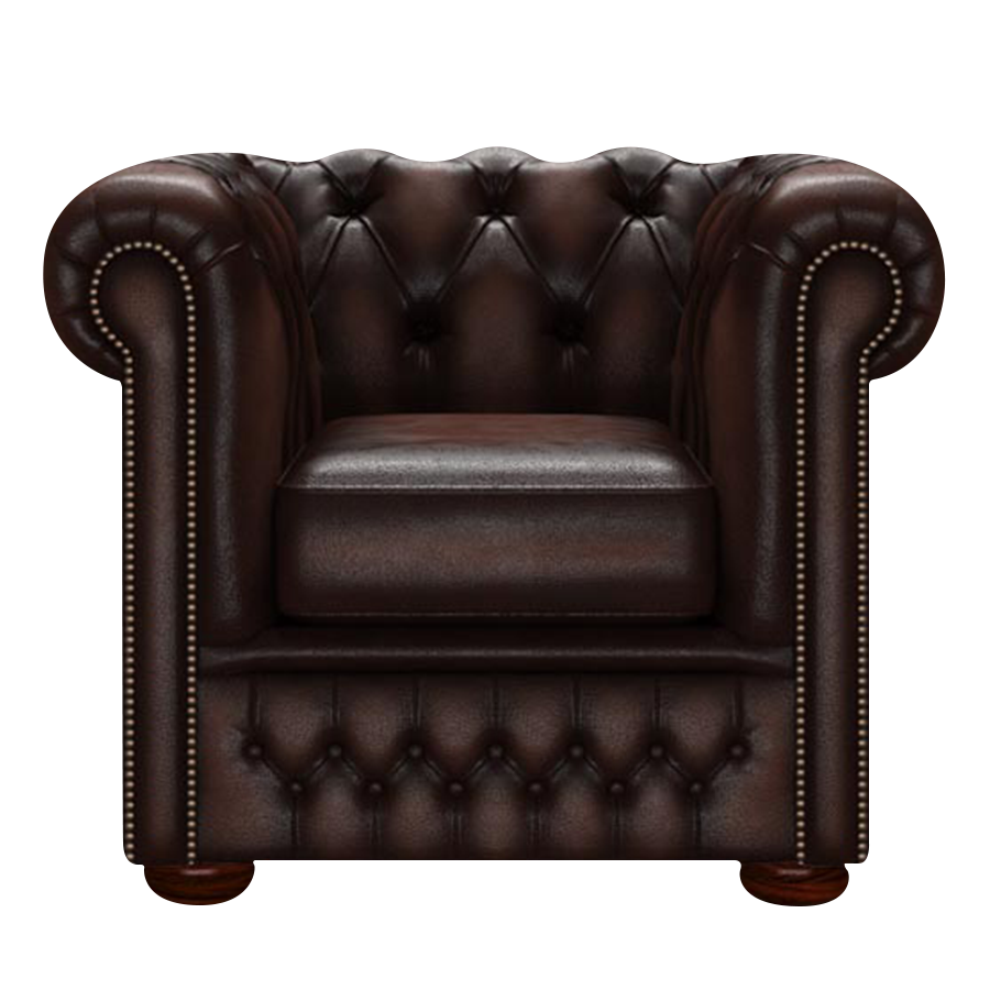 Fleming Chesterfield Armchair Antique Brown