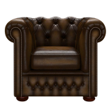 Fleming Chesterfield Armchair Antique Gold