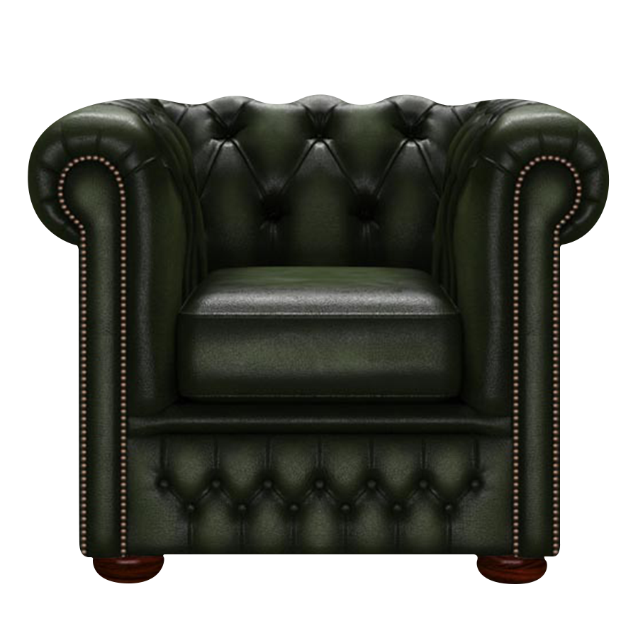 Fleming Chesterfield Armchair Antique Green