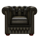Fleming Chesterfield Armchair Antique Olive