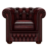 Fleming Chesterfield Armchair Antique Red