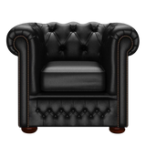 Fleming Chesterfield Armchair Birch Black