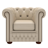 Fleming Chesterfield Armchair Birch Blush Beige
