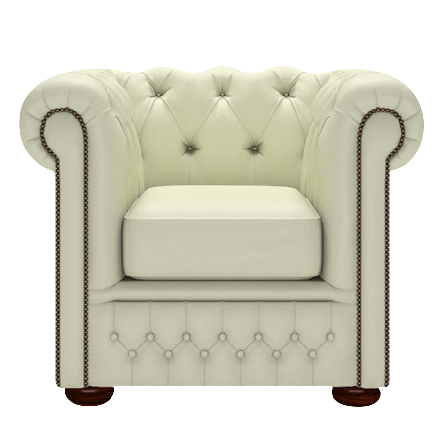 Fleming Chesterfield Armchair Birch Cream