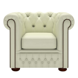 Fleming Chesterfield Armchair Birch Cream