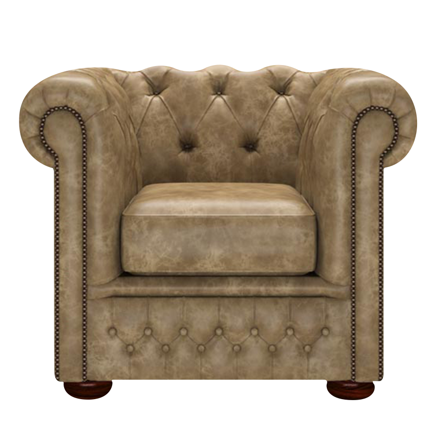 Fleming Chesterfield Armchair Etna Beige