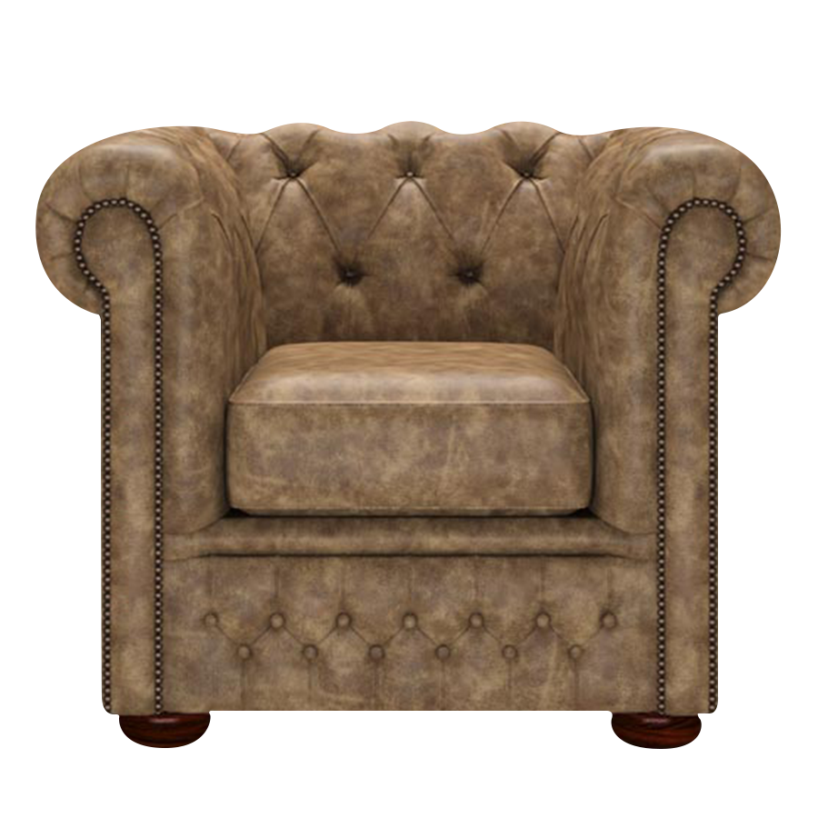 Fleming Chesterfield Armchair Etna Camel