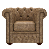 Fleming Chesterfield Armchair Etna Camel