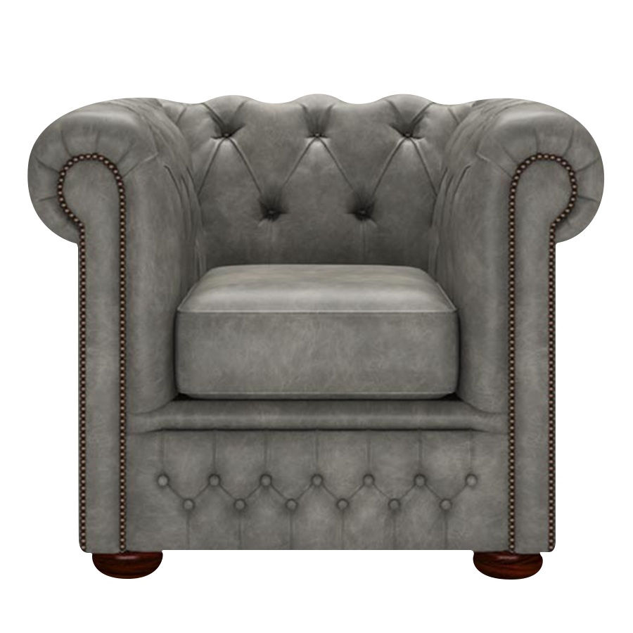 Fleming Chesterfield Armchair Etna Grey